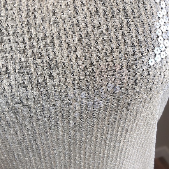 Double Zero sequin front sheet tank top size small B28 - Picture 2 of 9